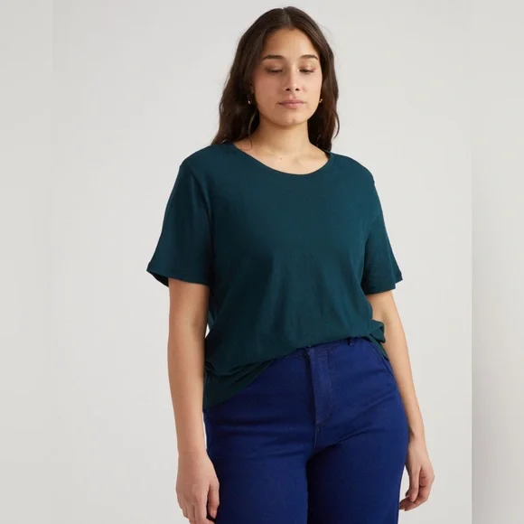 NWT Universal Standard Linen Jersey Black Eco Tee Rex - Picture 11 of 12